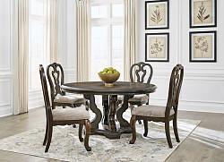                                                  							Ashley- Maylee Round dining table
                                                						 