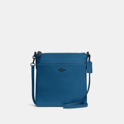                                                  							Coach Kitt Messenger Bag- Blue
                                                						 