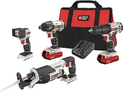                                                  							Porter Cable 20V MAX 4pc tool combo...
                                                						 
