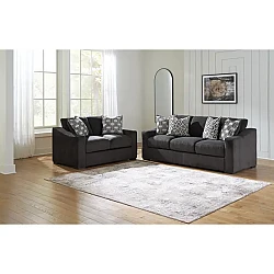                                                  							Ashley Wryenlynn Sofa and Loveseat
                                                						 