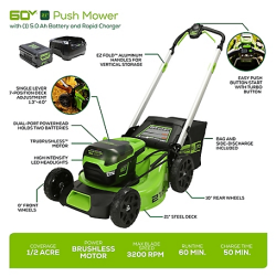                                                  							Greenforce 21" Cut 170cc Electric m...
                                                						 